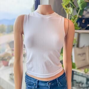 Athleta, Renew Seamless Muscle Tank in Bright White, Women's Small, Athletic